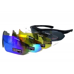 Męskie okulary sportowe lustrzanki przeciwsłoneczne polaryzacja Lozano zestaw soczewek
