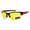 Polaryzacyjne okulary marki Lozano żółte soczewki do jazdy nocą