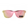 Damskie okulary polaryzacyjne drewniane przeciwsłoneczne lustrzanki różowe